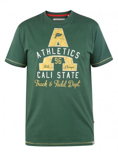 TOVIL-D555 Athletics Cali State Printed T-Shirt